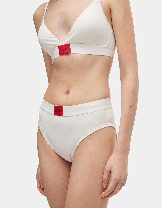HUGO - Triangle Logo Stretch Cotton Bra