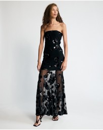 Lover - Alexis Strapless Sequin Maxi Dress