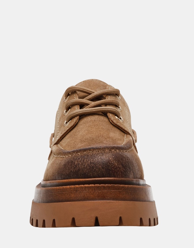 Steve Madden - Detroit Taupe Suede Loafers