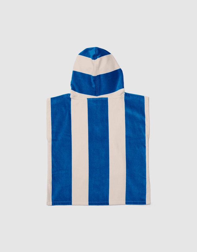 Crywolf - HOODED TOWEL Deep Sea Stripe