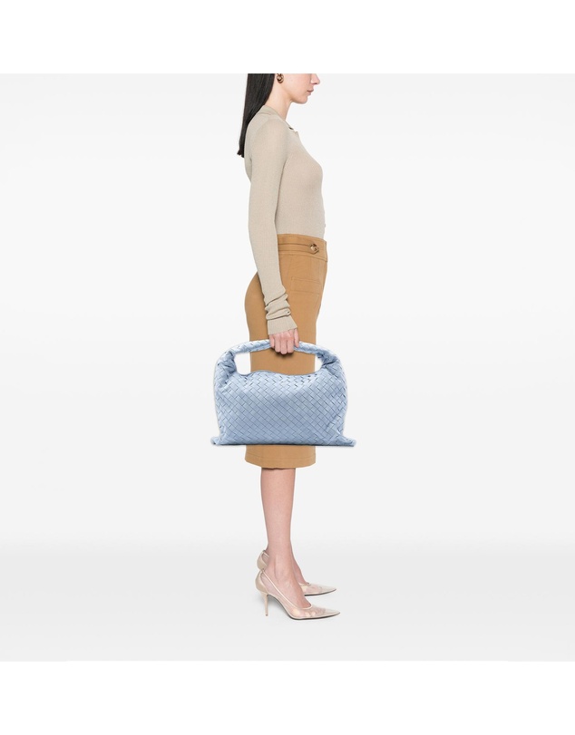 Pre-Loved by Azura Reborn - Pre-Loved Small Suede Intrecciato Hop Hobo