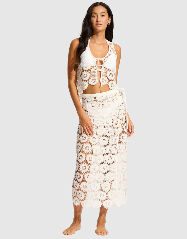 Seafolly - Secret Garden Tie Front Top