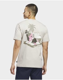 adidas Performance - Golf Chip In Paradise Graphic T-Shirt Mens