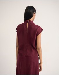Oxford - Shelly Cupro Top