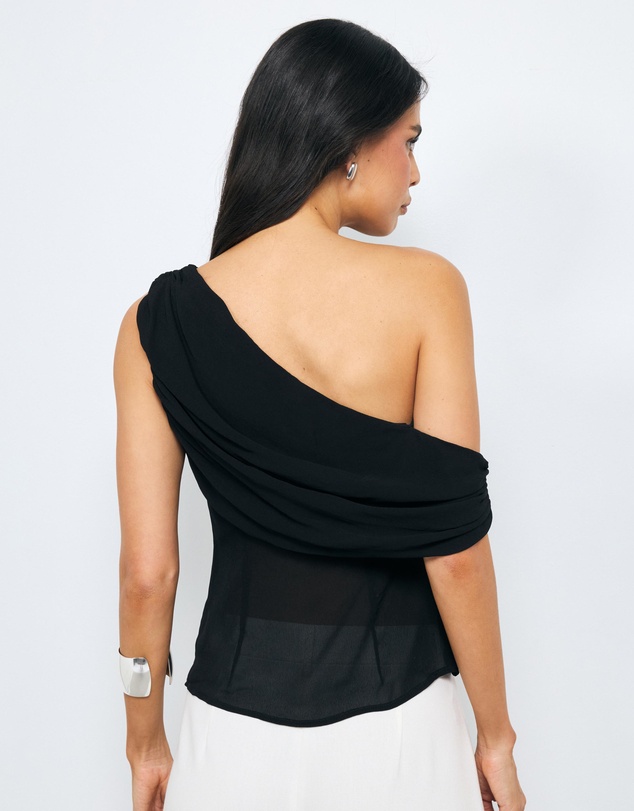 AERE - Florence One Shoulder Top