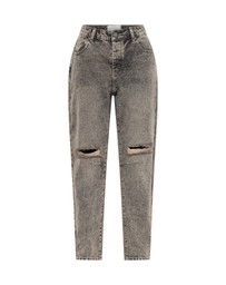 ONE TEASPOON - Saints Low Waist Boyfriend Denim Jeans - Dusty Smoke