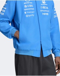 adidas Performance - MERCEDES - AMG PETRONAS FORMULA 1 TEAM BLUE WONDER DRIVER HARRINGTON JACKET Mens