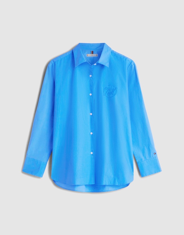 Tommy Hilfiger - Oversized Fit Logo Embroidery Shirt