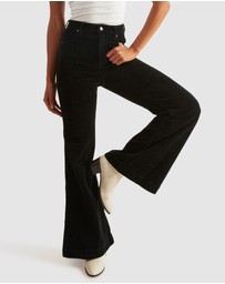 Rolla's - Eastcoast Flare Jean - Velvet Black