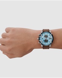 Diesel - Griffed Brown Chronograph Watch