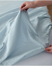 Sheet Society - Leo Washed Cotton Fitted Sheet Set