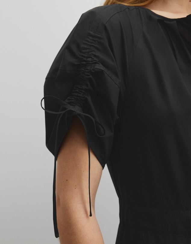Country Road - Gathered Sleeve Midi Dress
