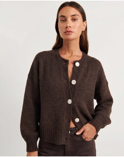 Jag - Lily Fluffy Knit Cardigan