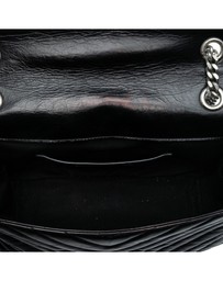 Pre-Loved by Azura Reborn - Pre-Loved Medium Crinkled Calfskin Punk Chain Bag