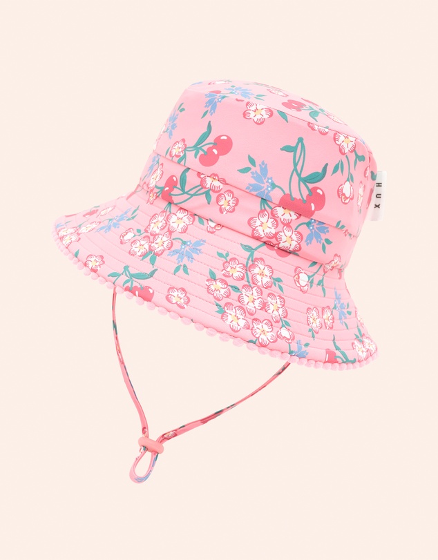 Huxbaby - Tropical Cherry Floral Swimhat