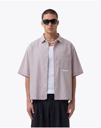 Zanerobe - Box Crop Shirt Pink Plaid