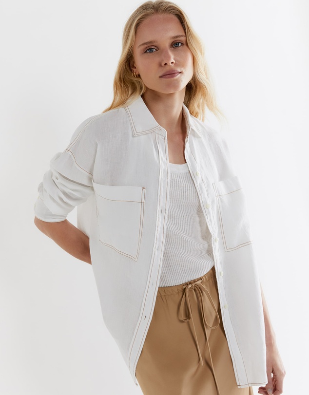 Jag - Linen Oversized Shirt