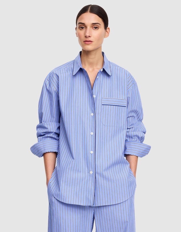 ARKET - Contrast-Piping Cotton Shirt
