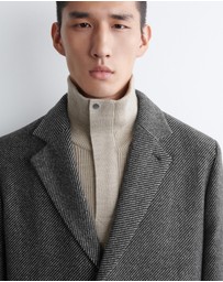 COS - Single-Breasted Wool Long Coat