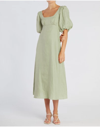 Amelius - Romilly Linen Midi Dress