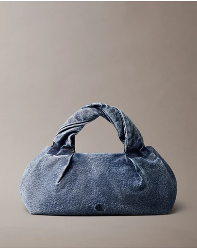 Calvin Klein - Twisted Denim Crossbody Bag