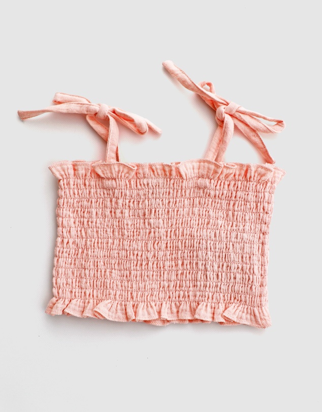 WITH LOVE FOR KIDS - COTTON MUSLIN Scrunch Top  - Babies - Kids