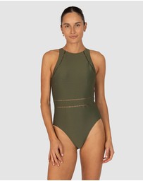 Baku Swimwear - Rococco High Neck One Piece Swimsuit