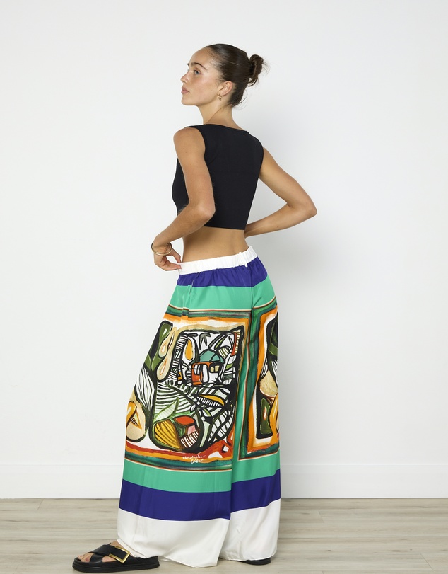 Cirkular - Pre-Loved - Christopher Esber Bandana Print Silk Pants