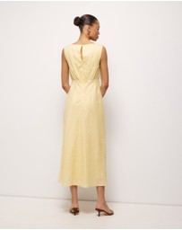 AERE - Amie Linen Midi Dress