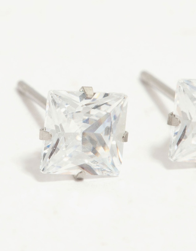Lovisa - Waterproof Diamante Stainless Steel Stud Earrings