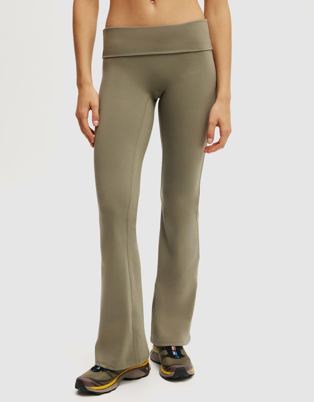 Cotton On Body Active - Ultra Soft Roll Over Flare Tights