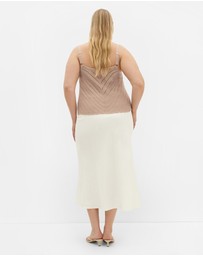 City Chic - Sarah Crochet Knit Top