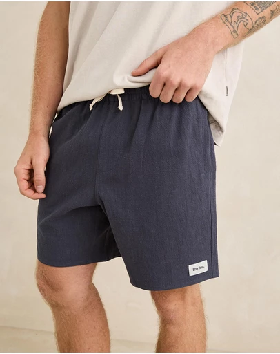 Rhythm - Textured Linen Jam Shorts