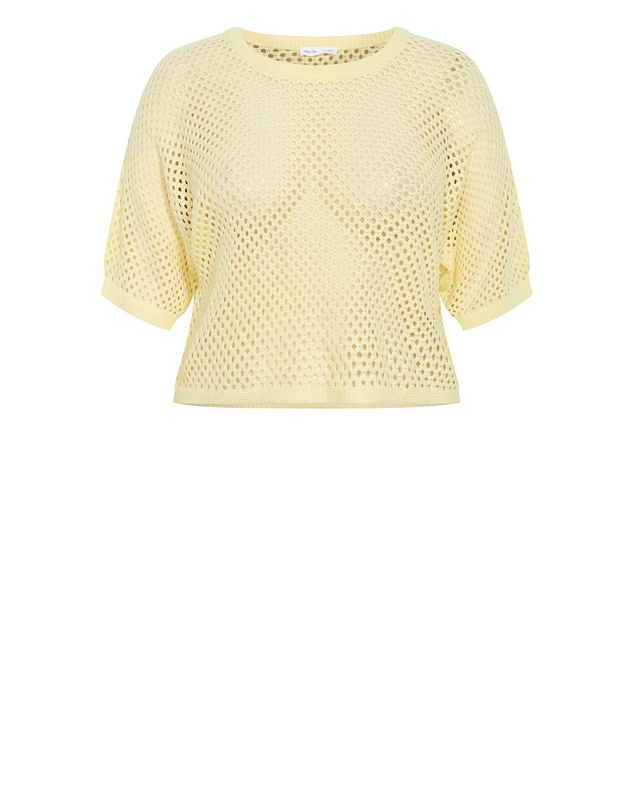 City Chic - Crochet Knit Top
