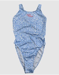 Salty Johnson - Blue Coral Thick Strap One Piece