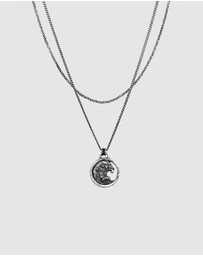 Haze & Glory - ICONIC EXCLUSIVE - Necklace Layer Coin Tide in 925 sterling silver