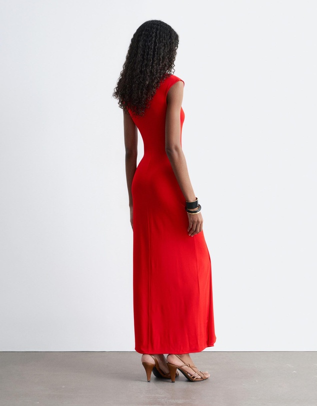 & Other Stories - Wrap-Front Midi Dress