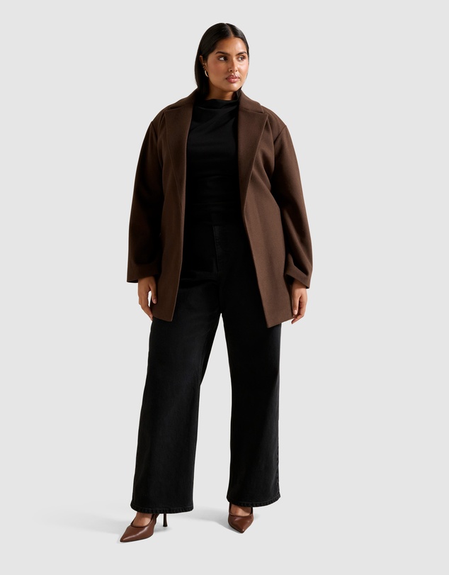 Forever New Curve - Adele Curve Wrap Coat