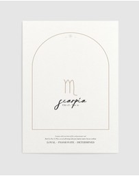 Olive et Oriel - Scorpio Zodiac Art Print