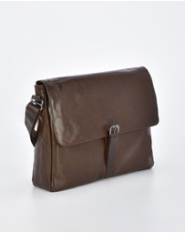 Cobb & Co - Windsor RFID Leather Business Satchel