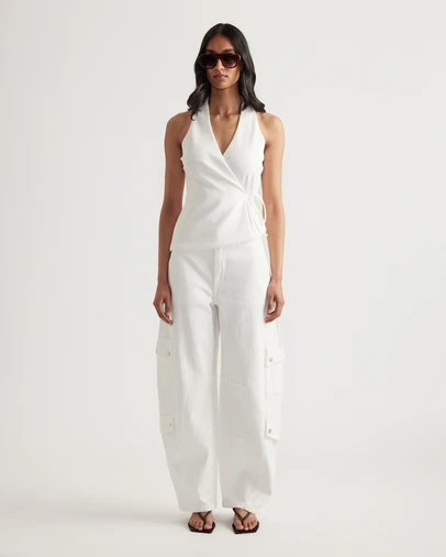 Decjuba - Quinn Wrap Halter Neck Top