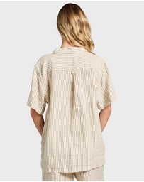 Academy Brand - Gladys SS Linen Shirt