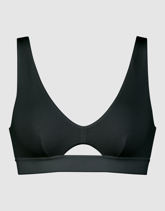 Naturana - Saturday Wirefree Wide Strap Organic Cotton Bra