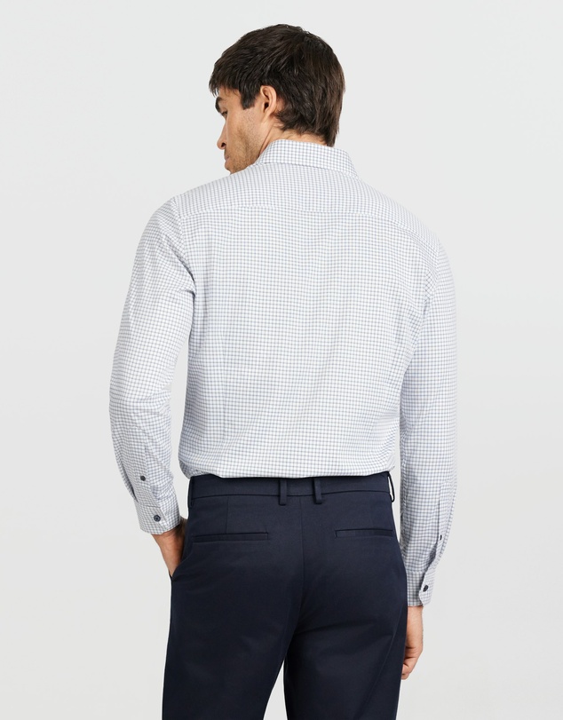 Tarocash - Leeds Slim Bamboo Check Shirt