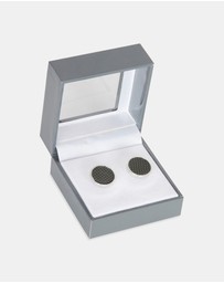 Van Heusen - Circle Black Cufflinks
