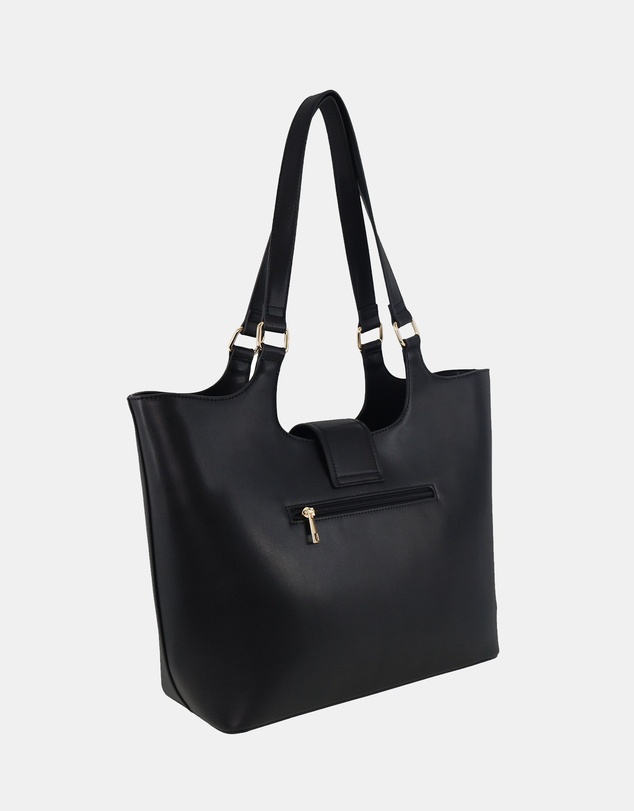 Milleni - Milleni Ladies Vegan Leather Fashion Caryall Tote Bag