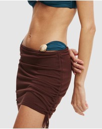 Cotton On Body - Noa Knit Ruched Mini Skirt