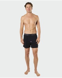 Mitch Dowd - Loose Fit Knit Boxer Shorts 3 Pack - Black
