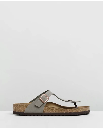 Birkenstock - Unisex Gizeh Birko-Flor Nubuck Regular Sandals