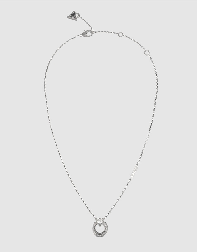 GUESS - Silver-Tone M'ama Non M'ama Necklace